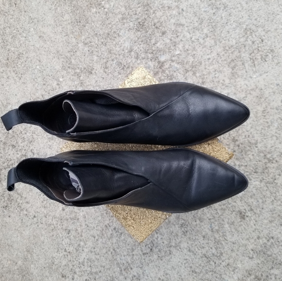 Women's Coclico Black leather Arne booties sz 40 - Picture 7 of 9